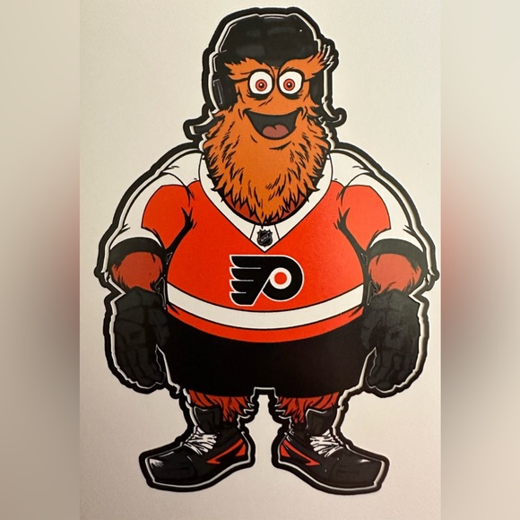Philadelphia Flyers Stickers Gritty Mascot NHL NHL Vinyl Decal-1 sheet 11 sticke - Picture 4 of 9